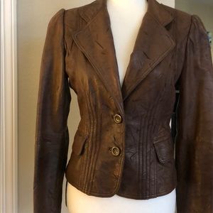 Women leather jacket
